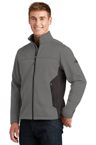 The North Face ® Ridgewall Adult Unisex 100% Recycled Polyester Soft Shell Full Zip Jacket With Pockets